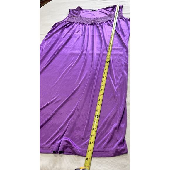 Lati Fashion Nightgown Sleeveless Lace Collar Size XL See Measurements - Picture 6 of 7